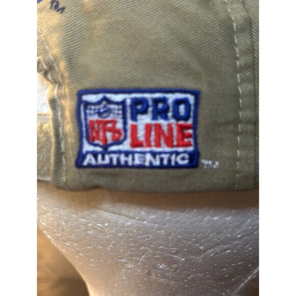 Dallas Cowboys NFL Pro Line Snapback Hat Sports Specialties Tan & Blue - Picture 5 of 11